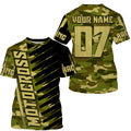 Bikergod Motorcycle Custom Name And Number  T-shirt Design 3D Full Printed Sizes S - 5XL - NMK04