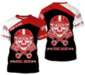 Bikergod Motorcycle Ready To Race Custom Name  T-shirt Design 3D Full Printed Sizes S - 5XL - NMK24A