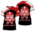 Bikergod Motorcycle Ready To Race Custom Name  T-shirt Design 3D Full Printed Sizes S - 5XL - NMK24A
