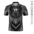 Bikergod Motorcycle Skull Biker Polo Design 3D Full Printed Sizes S - 5XL NALA351S