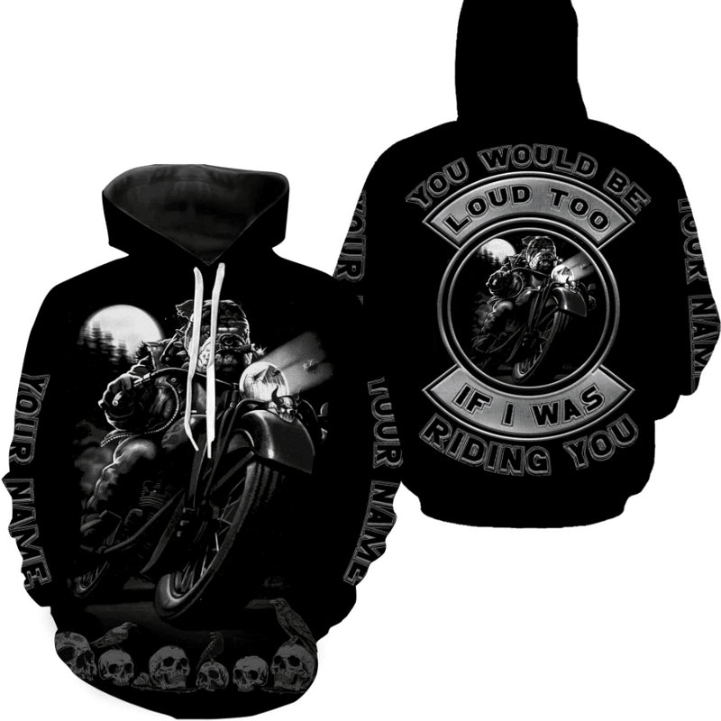 Bikergod Motorcycle Custom Name  Hoodie Design 3D Full Printed Sizes S - 5XL - NMK10A
