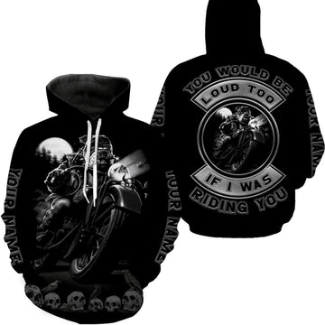Bikergod Motorcycle Custom Name  Hoodie Design 3D Full Printed Sizes S - 5XL - NMK10A
