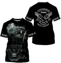 Bikergod Motorcycle 100% Illegal Death Machine Custom Name  T-shirt Design 3D Full Printed Sizes S - 5XL - NMK11A