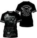 Bikergod Motorcycle 100% Illegal Death Machine Custom Name  T-shirt Design 3D Full Printed Sizes S - 5XL - NMK11A
