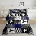 Bikergod Motorcycle Motocross Dirt Bike Bedding Set Cover Design 3D - NABB296