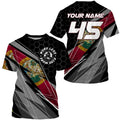 Bikergod Motorcycle Work Less Ride More Custom Name And Number  T-shirt Design 3D Full Printed Sizes S - 5XL - NMK23A