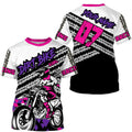 Bikergod Motorcycle Dirt Bike Custom Name And Number  T-shirt Design 3D Full Printed Sizes S - 5XL - NMK01