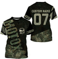 Bikergod Motorcycle Custom Name And Number  T-shirt Design 3D Full Printed Sizes S - 5XL - NMK09