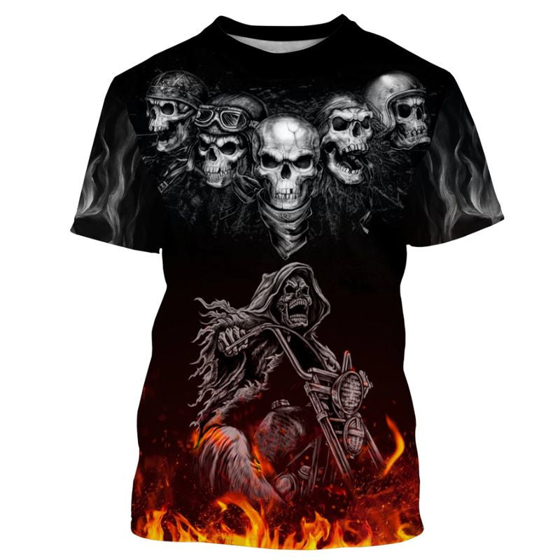 Bikergod Motorcycle  T-shirt Design 3D Full Printed Sizes S - 5XL - NMK20A