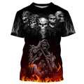 Bikergod Motorcycle  T-shirt Design 3D Full Printed Sizes S - 5XL - NMK20A