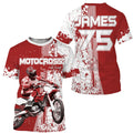 Bikergod Motorcycle Custom Name And Number  T-shirt Design 3D Full Printed Sizes S - 5XL - NMK03