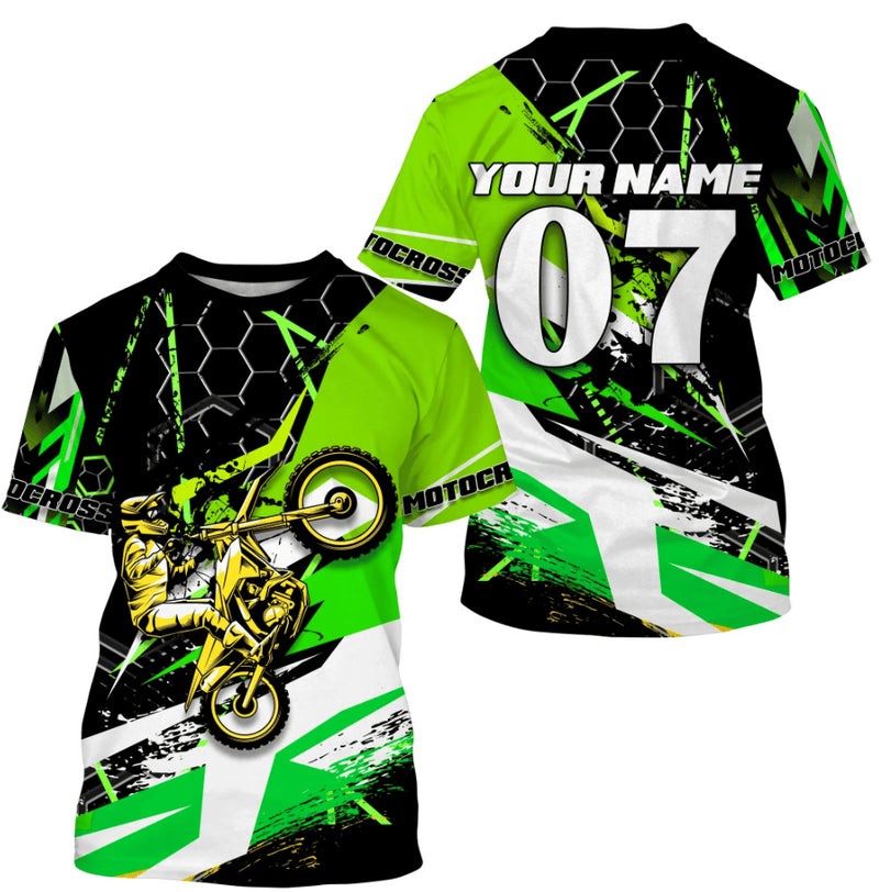 Bikergod Motorcycle Custom Name And Number  T-shirt Design 3D Full Printed Sizes S - 5XL - NMK27