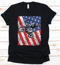 Motorcycles American Motocross Rider T-shirt Design 2D Full Printed Sizes S - 5XL - NAEA254